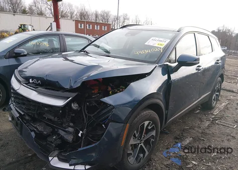 2025 Kia Sportage Hybrid Ex из США, поврежденный, VIN KNDPVCDG9S7252140